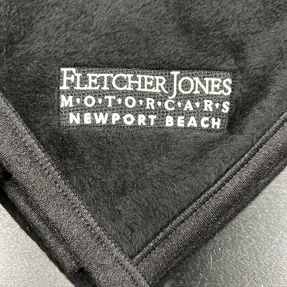Fletcher Jones Mercedes Super Soft Black Blanket - Picture 2 of 3